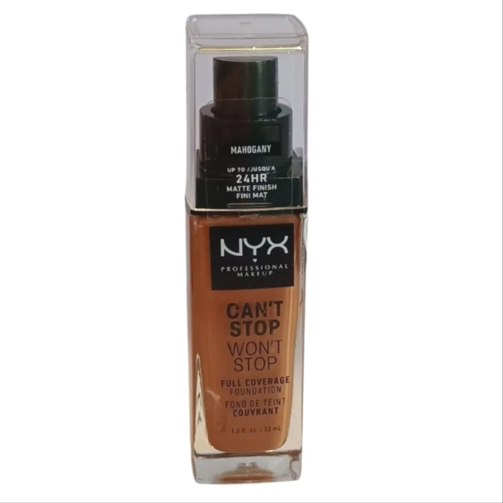 NYX Can't Stop Won't Stop Full Coverage Foundation, Mahogany